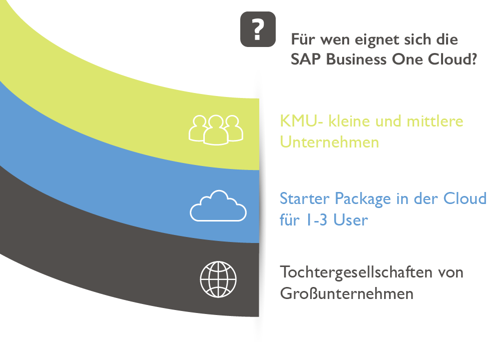 [Translate to German (Switzerland):] Einsatzgebiete SAP Business One Cloud