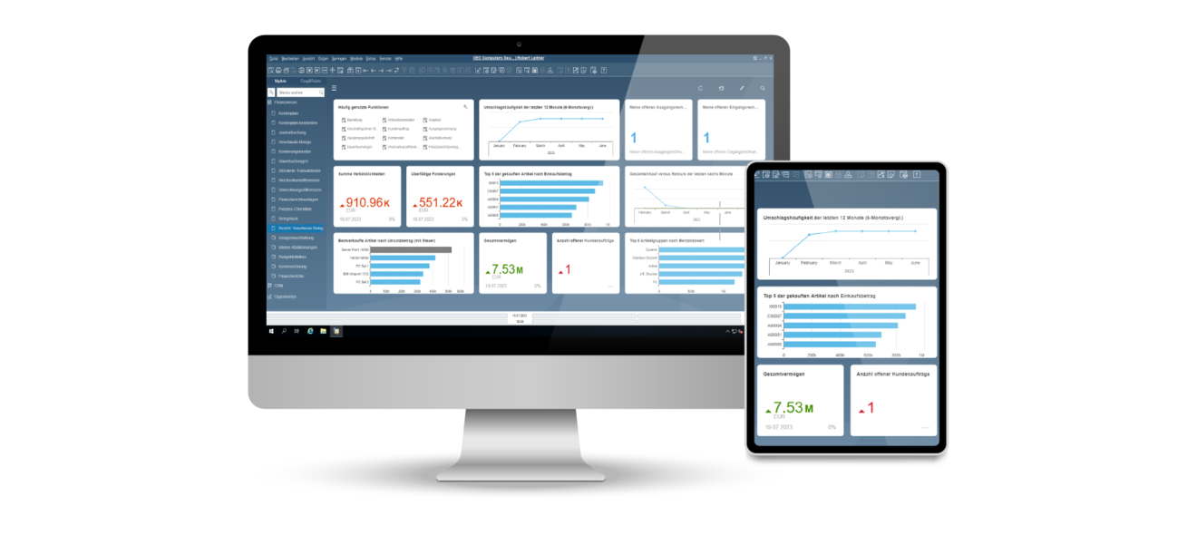 SAP Business One Finanzbuchhaltung Screen